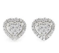 Orecchini Buonocore Donna ILLUSION in Oro Diamante 0.31 Ct 411O01DW - 411O01DW